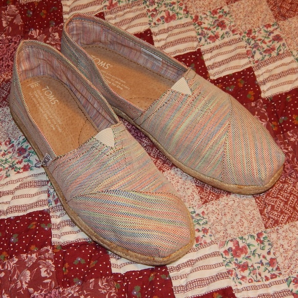 toms striped espadrilles
